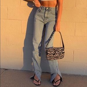 Momokrom split hem jeans